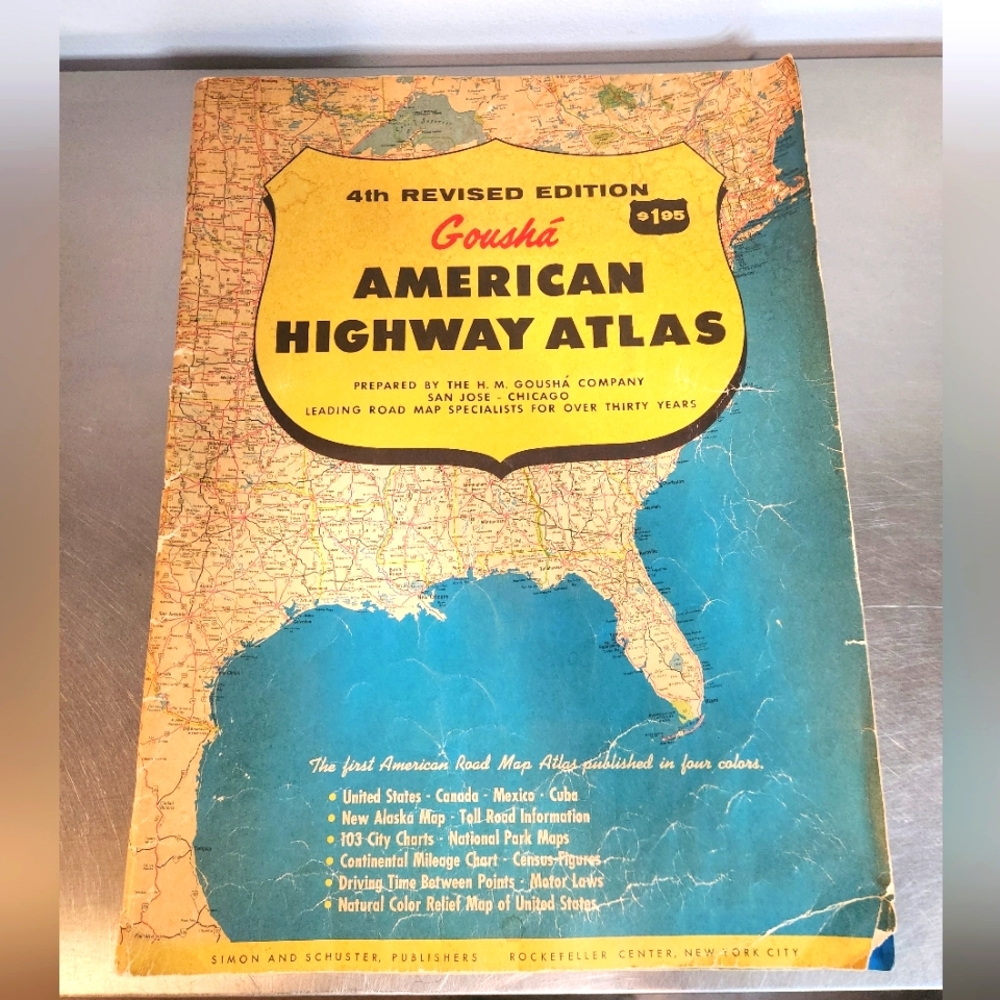 1959 Gousha American Highway Map